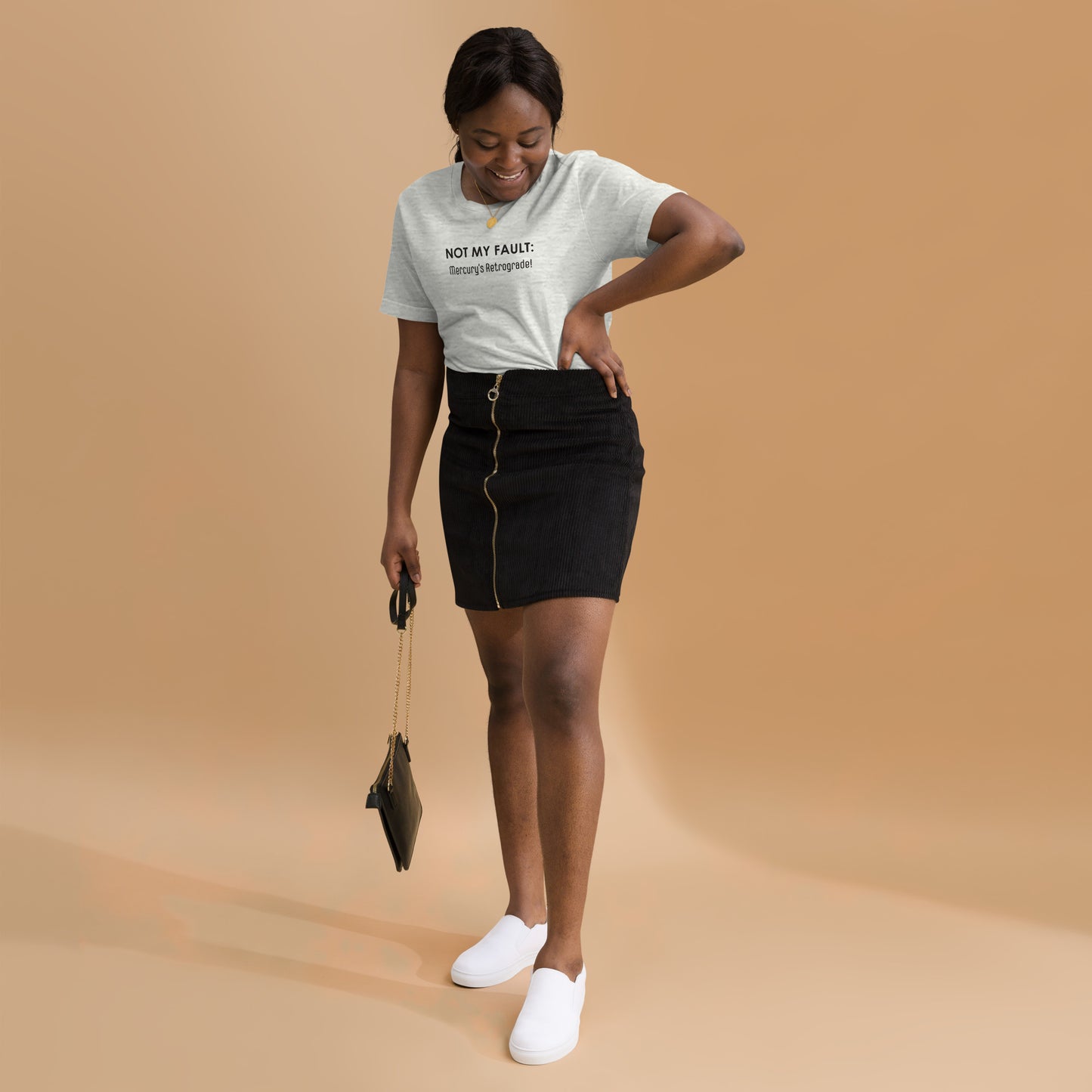 Not My Fault: Mercury's Retrograde Light-Colored Unisex t-shirt