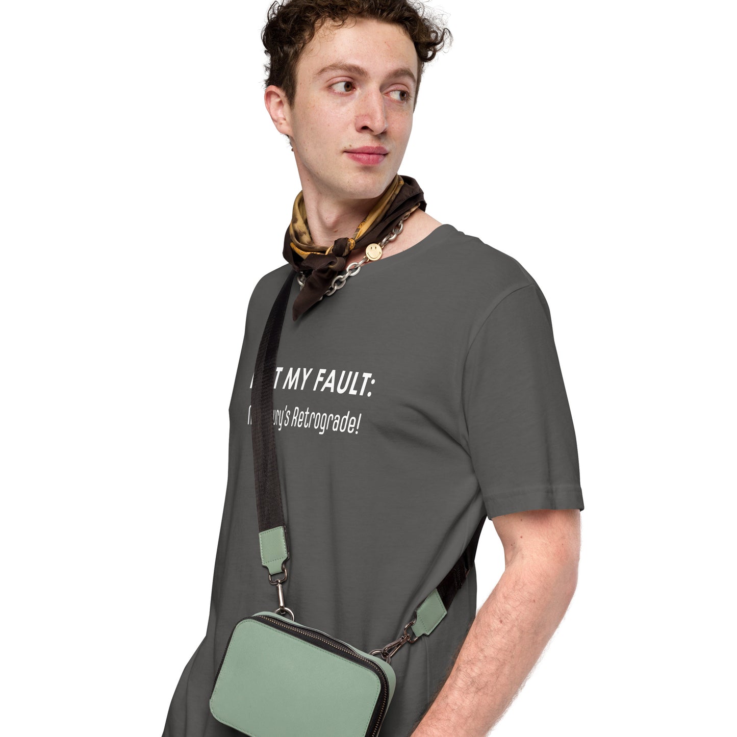 Not My Fault: Mercury's Retrograde Dark-Colored Unisex t-shirt