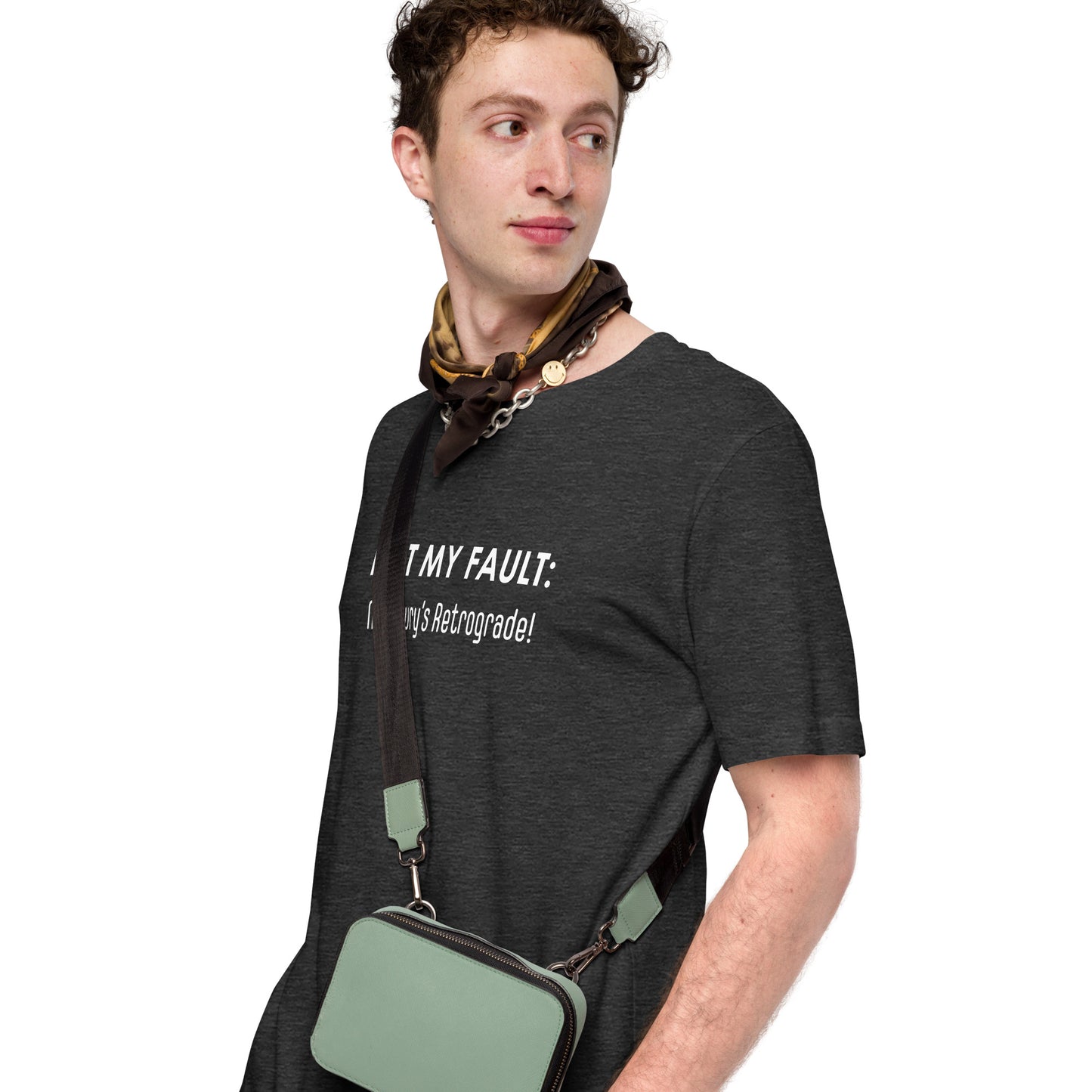Not My Fault: Mercury's Retrograde Dark-Colored Unisex t-shirt