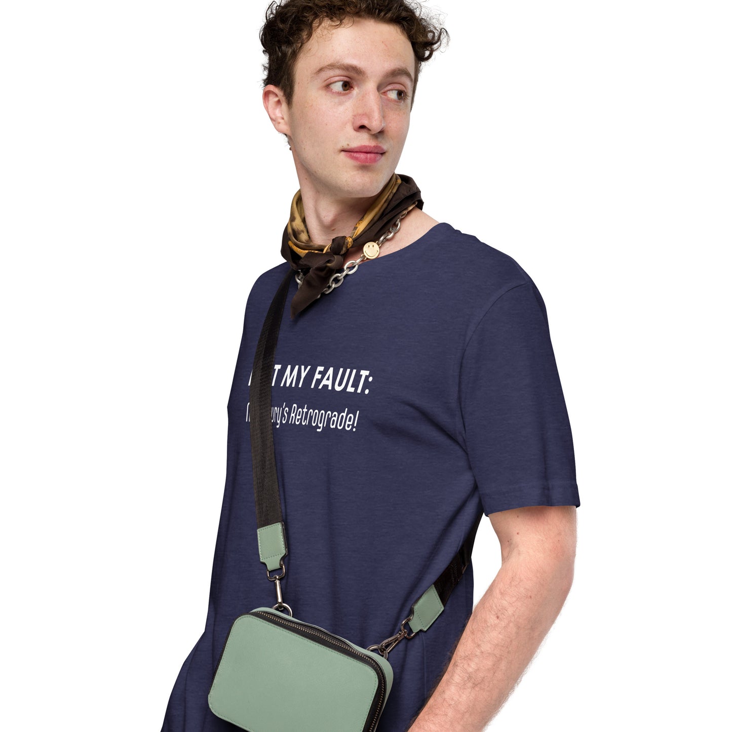 Not My Fault: Mercury's Retrograde Dark-Colored Unisex t-shirt