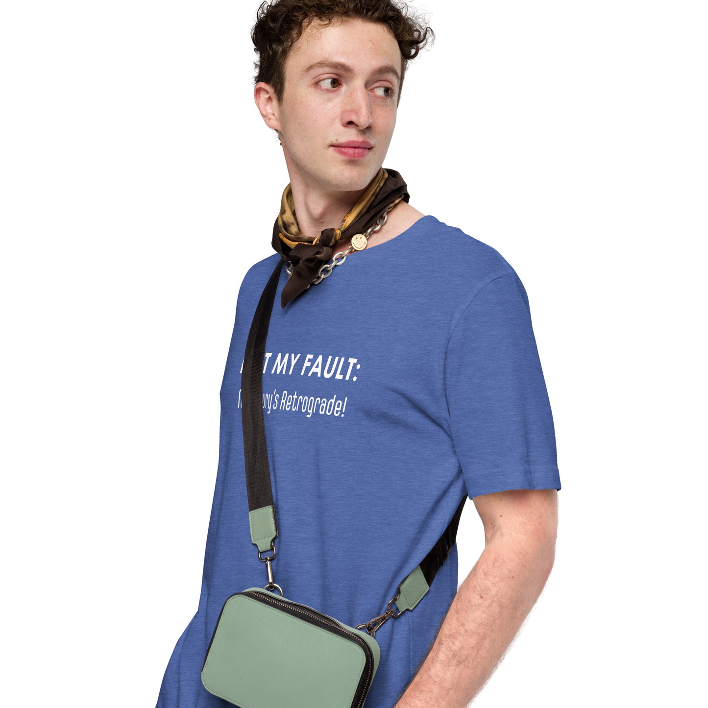 Not My Fault: Mercury's Retrograde Dark-Colored Unisex t-shirt