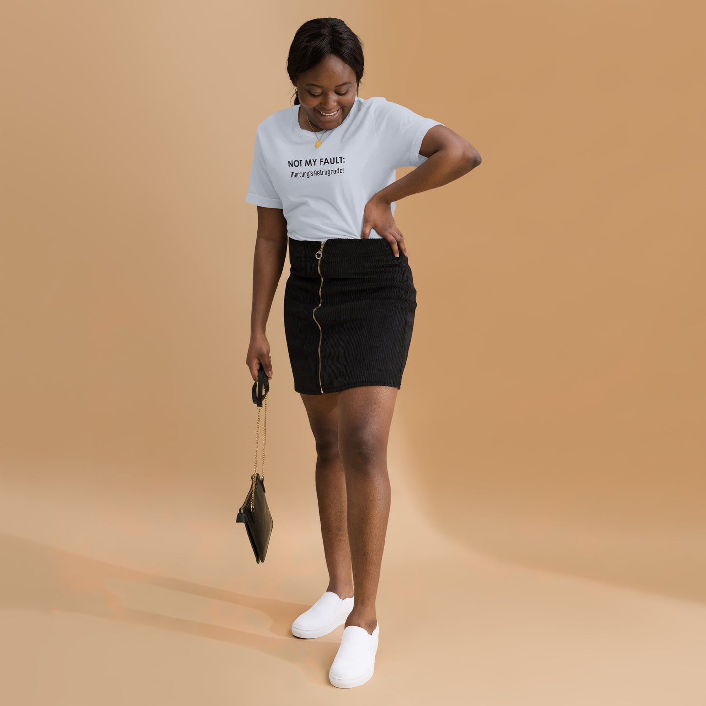 Not My Fault: Mercury's Retrograde Light-Colored Unisex t-shirt