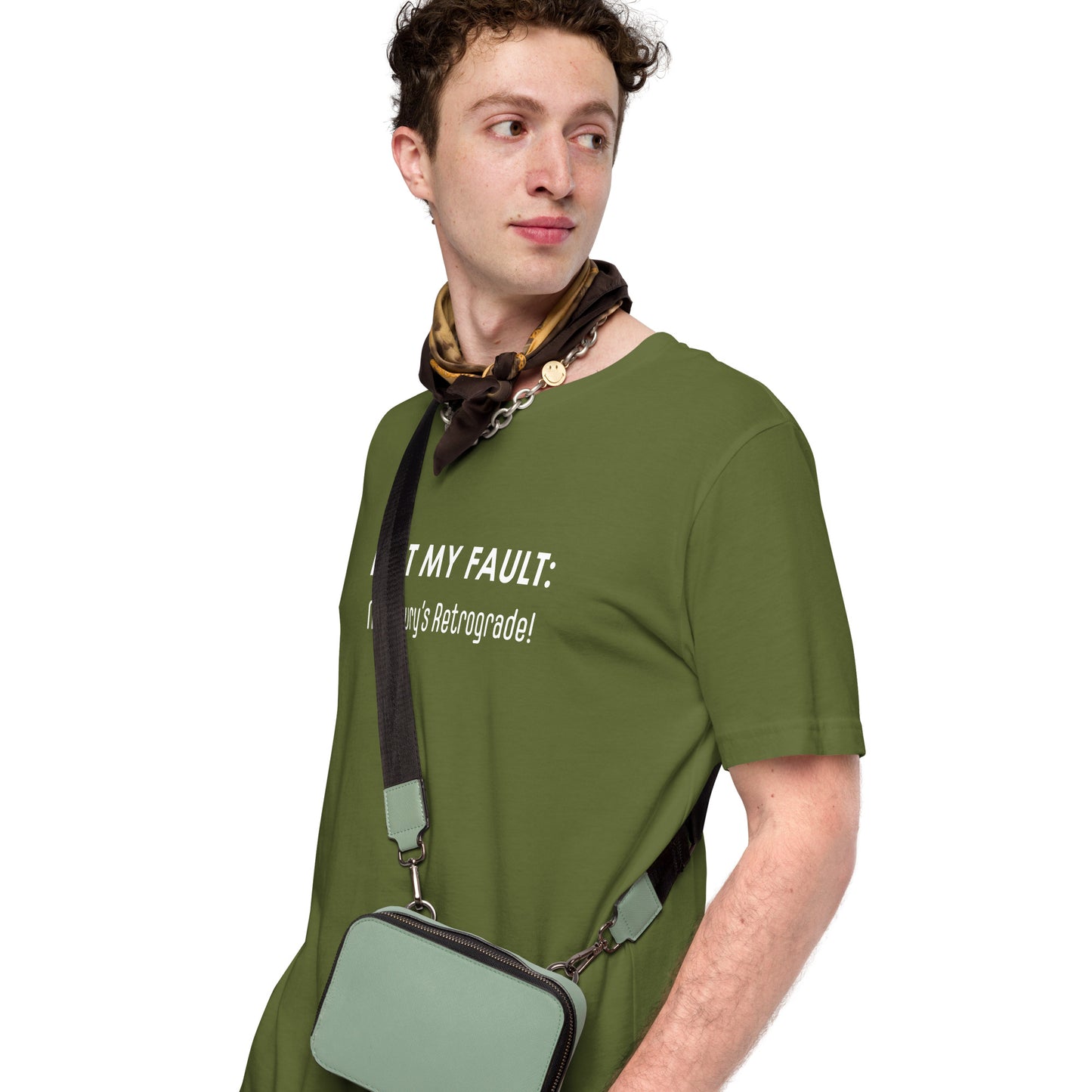 Not My Fault: Mercury's Retrograde Dark-Colored Unisex t-shirt
