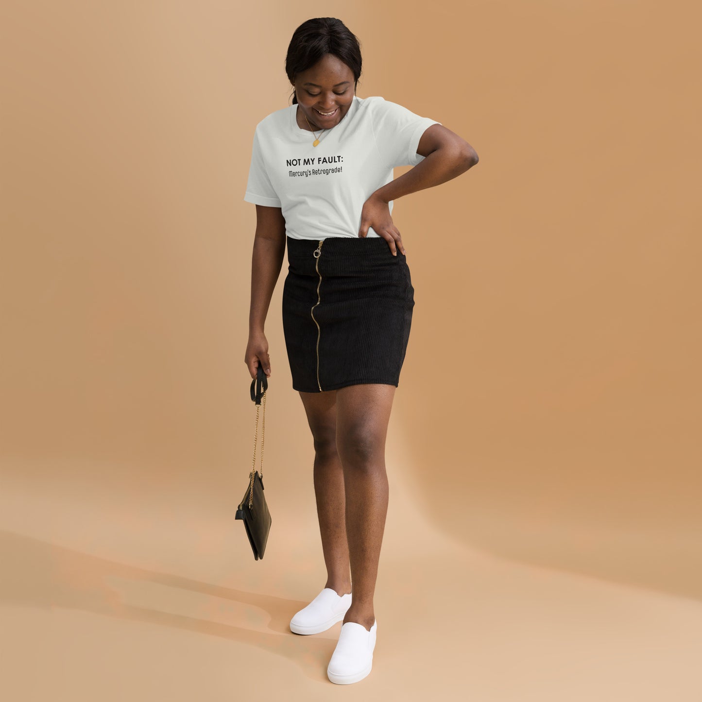 Not My Fault: Mercury's Retrograde Light-Colored Unisex t-shirt