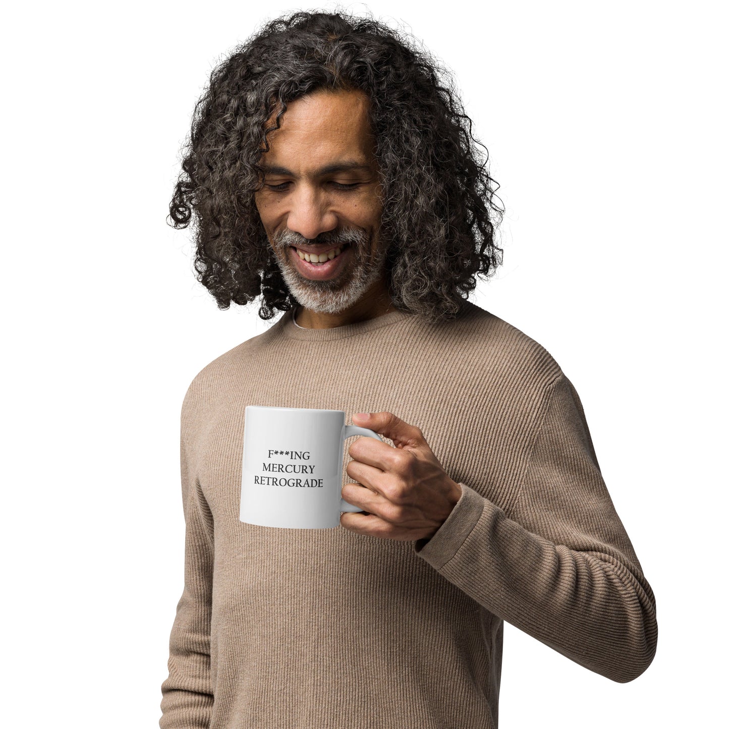 F***ing Mercury Retrograde - White glossy mug
