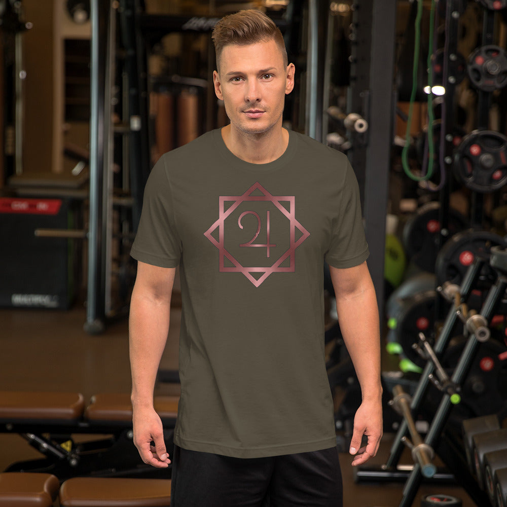 Metallic Zodiac Double-Box - Crimson Jupiter - Short-sleeve unisex t-shirt