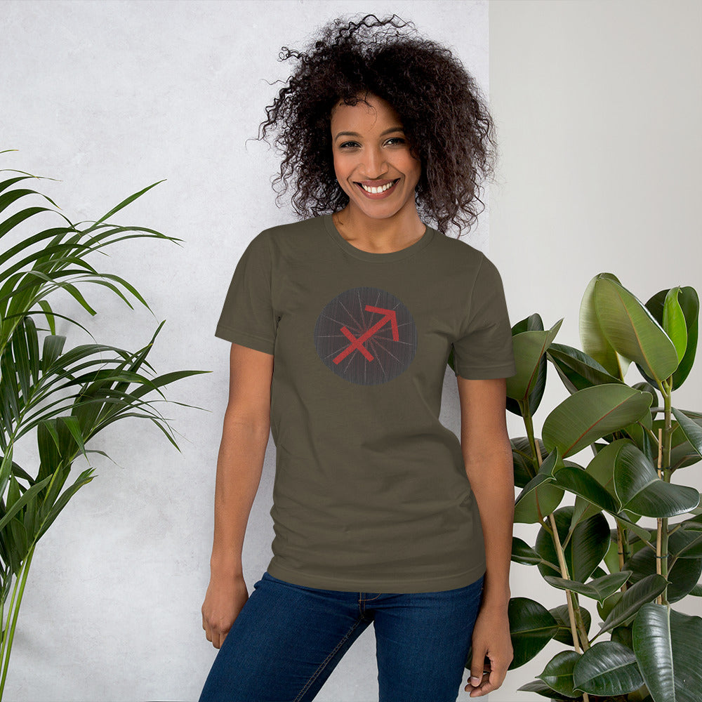 Dark Tredecim - Circle - Sagittarius - Short-sleeve unisex t-shirt