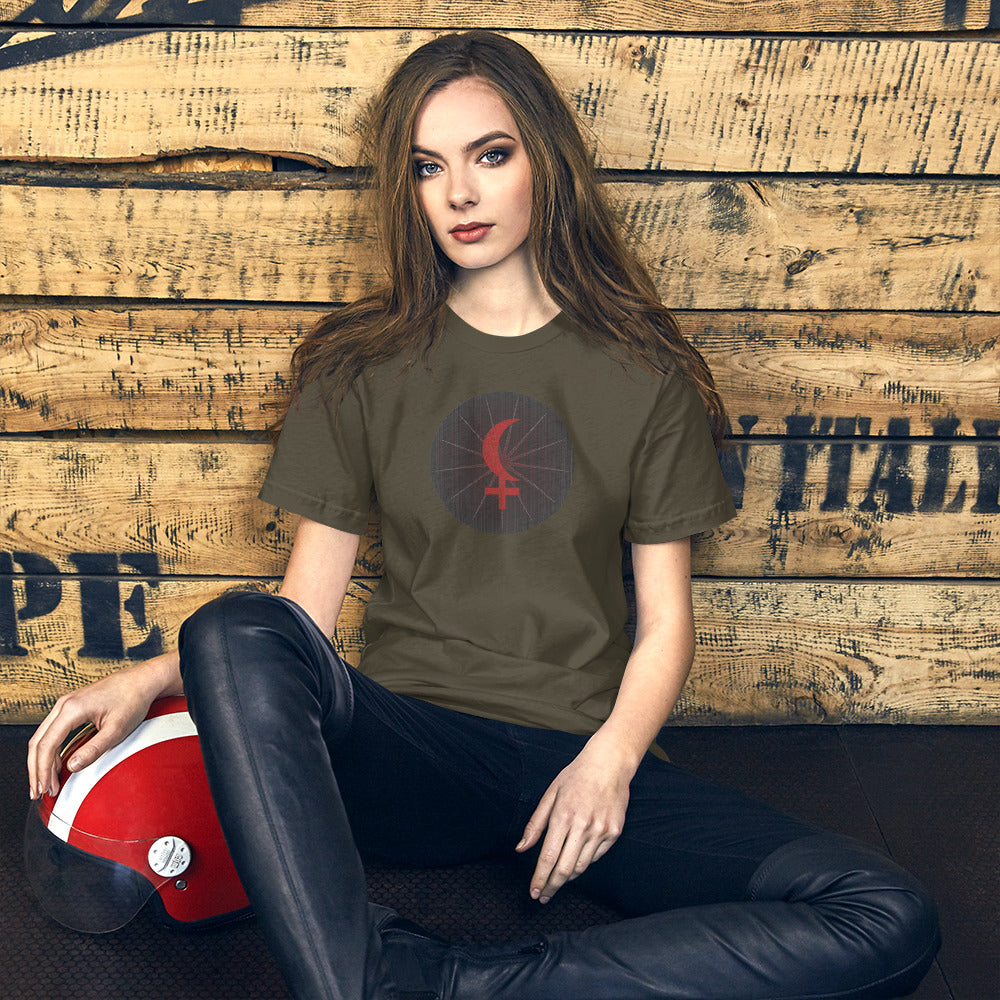 Dark Tredecim - Circle - Black Moon Lilith - Short-sleeve unisex t-shirt