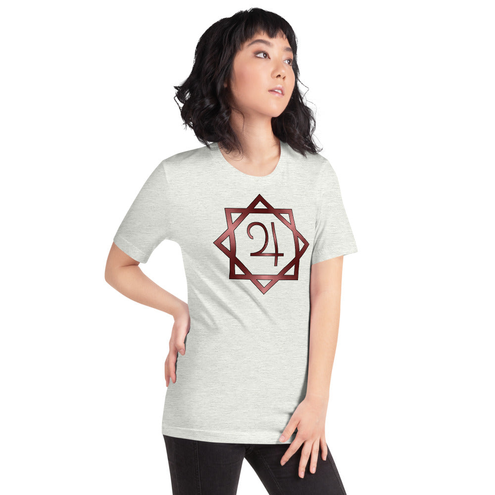Metallic Zodiac Double-Box - Crimson Jupiter - Short-sleeve unisex t-shirt