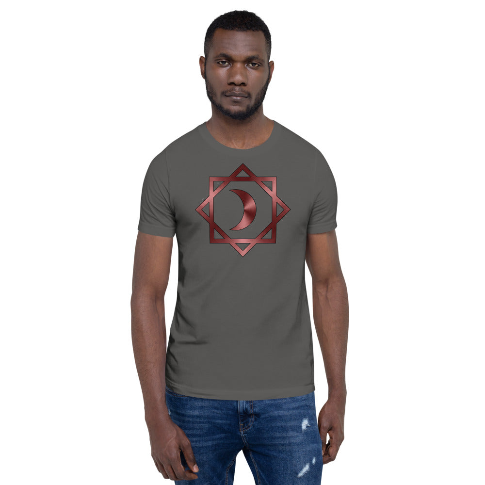 Metallic Zodiac Double-Box - Crimson Moon - Short-sleeve unisex t-shirt