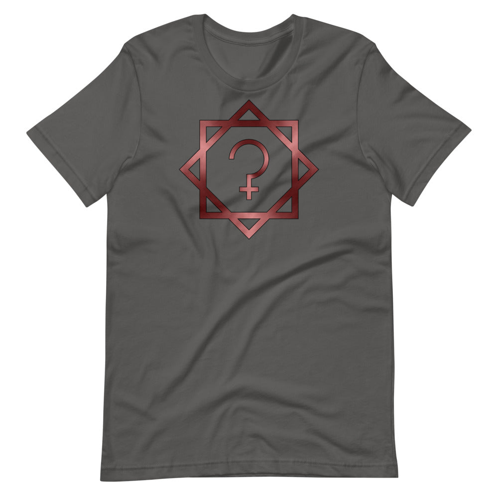 Metallic Zodiac Double-Box - Crimson Ceres - Short-sleeve unisex t-shirt