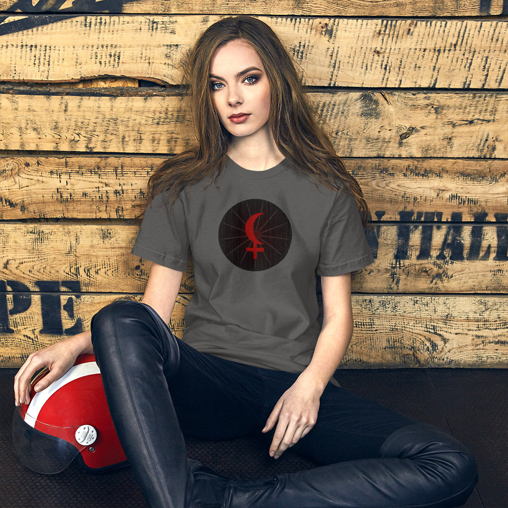 Dark Tredecim - Circle - Black Moon Lilith - Short-sleeve unisex t-shirt