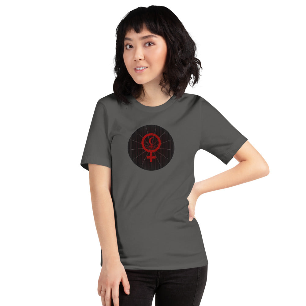 Dark Tredecim - Circle - Divine Feminine - Short-sleeve unisex t-shirt