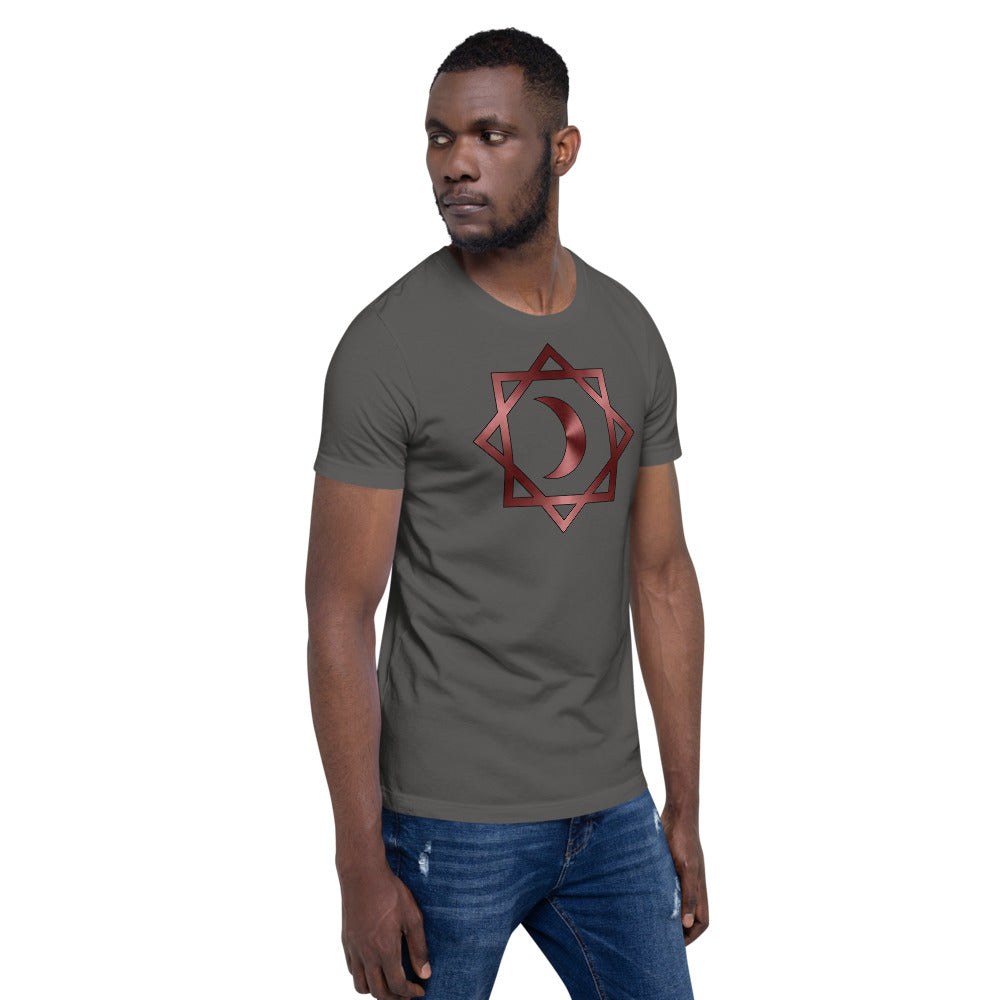 Metallic Zodiac Double-Box - Crimson Moon - Short-sleeve unisex t-shirt