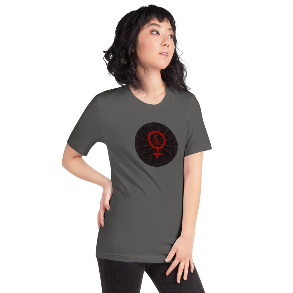Dark Tredecim - Circle - Divine Feminine - Short-sleeve unisex t-shirt