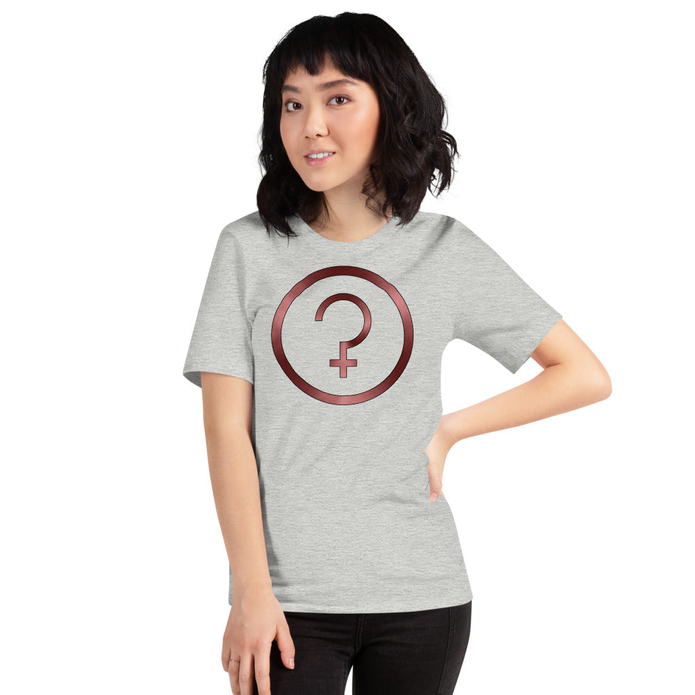 Metallic Zodiac Circle - Crimson Ceres - Short-sleeve unisex t-shirt