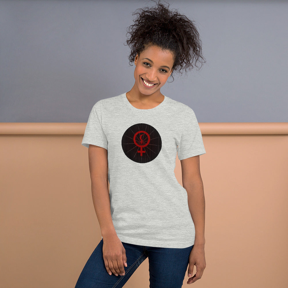 Dark Tredecim - Circle - Divine Feminine - Short-sleeve unisex t-shirt