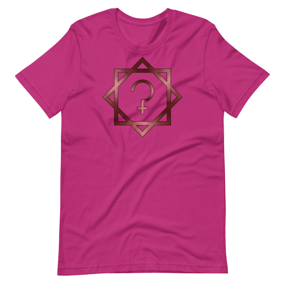 Metallic Zodiac Double-Box - Crimson Ceres - Short-sleeve unisex t-shirt