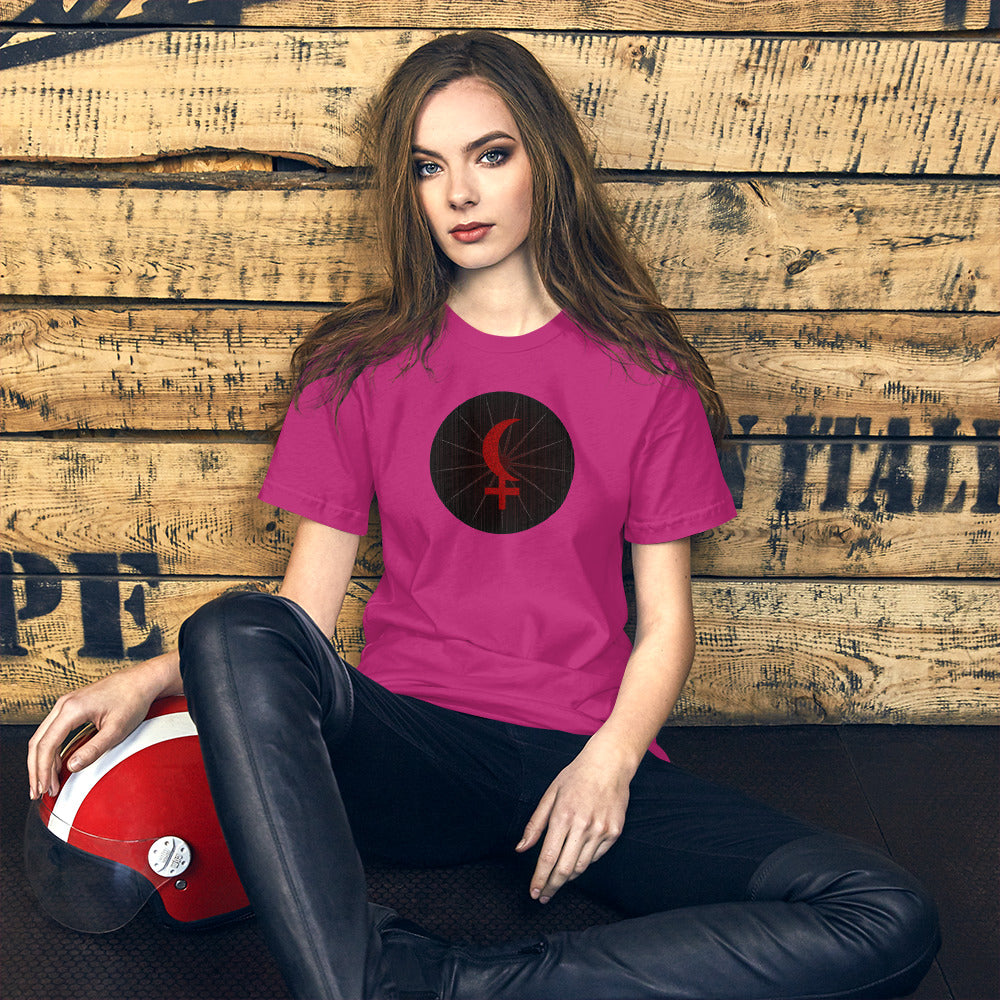 Dark Tredecim - Circle - Black Moon Lilith - Short-sleeve unisex t-shirt