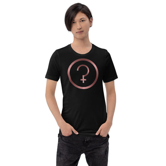 Metallic Zodiac Circle - Crimson Ceres - Short-sleeve unisex t-shirt