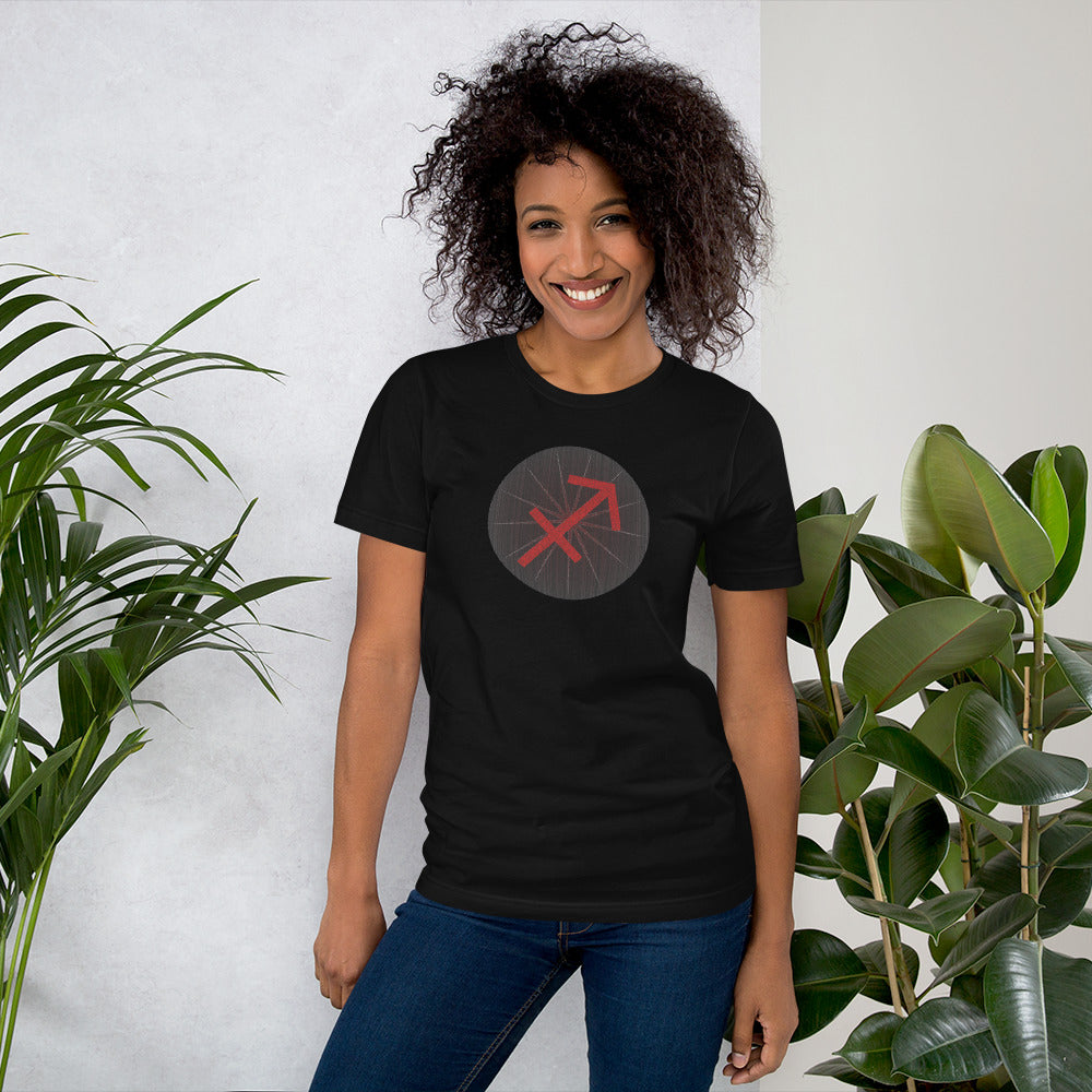 Dark Tredecim - Circle - Sagittarius - Short-sleeve unisex t-shirt