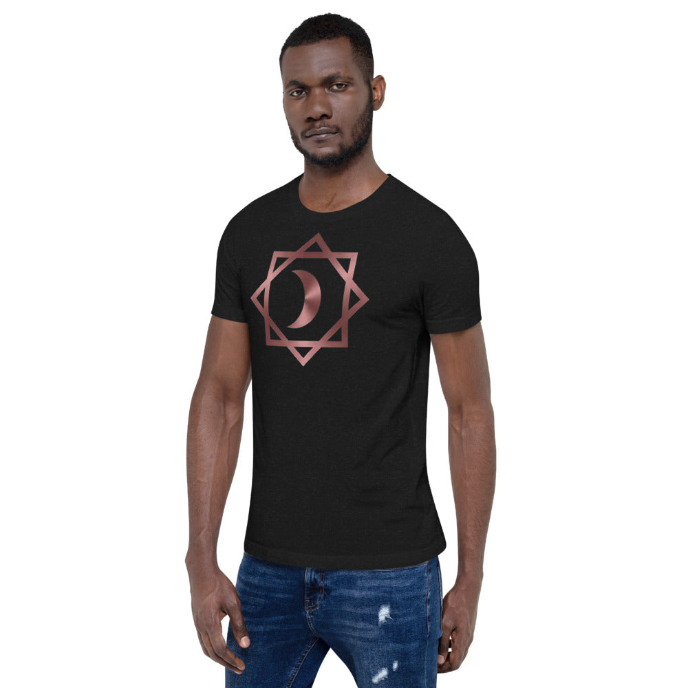 Metallic Zodiac Double-Box - Crimson Moon - Short-sleeve unisex t-shirt