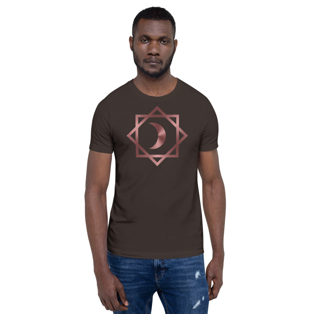 Metallic Zodiac Double-Box - Crimson Moon - Short-sleeve unisex t-shirt