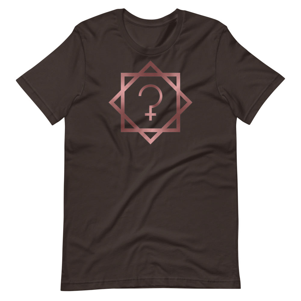 Metallic Zodiac Double-Box - Crimson Ceres - Short-sleeve unisex t-shirt