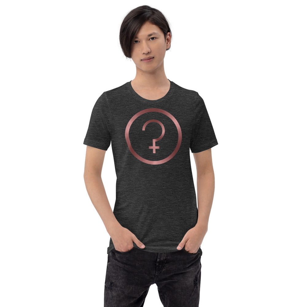 Metallic Zodiac Circle - Crimson Ceres - Short-sleeve unisex t-shirt