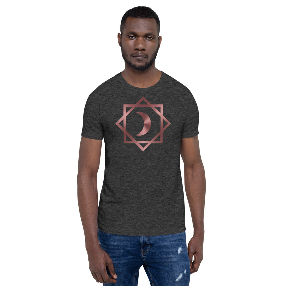 Metallic Zodiac Double-Box - Crimson Moon - Short-sleeve unisex t-shirt
