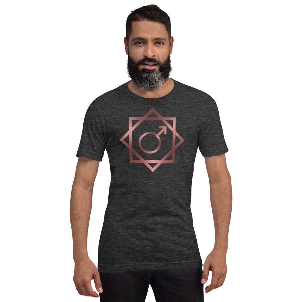 Metallic Zodiac Double-Box - Crimson Mars - Short-sleeve unisex t-shirt