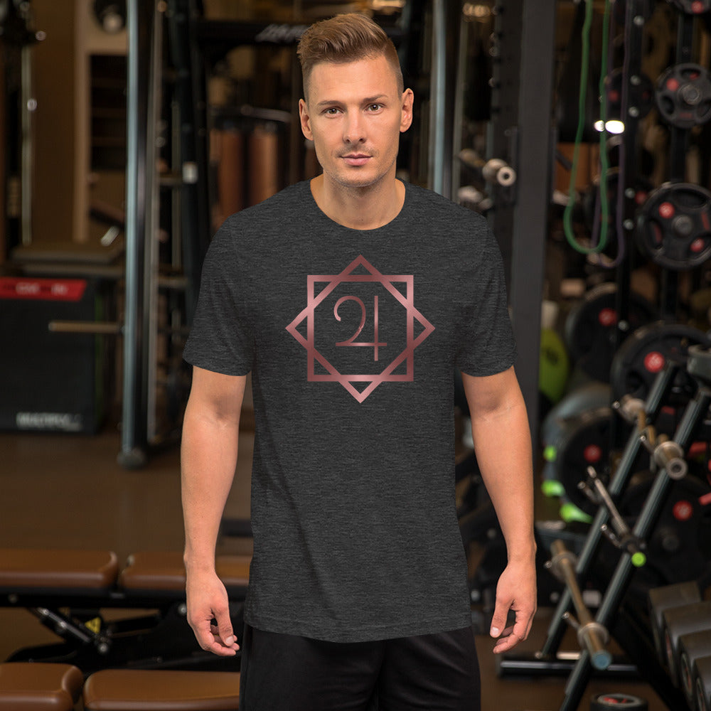Metallic Zodiac Double-Box - Crimson Jupiter - Short-sleeve unisex t-shirt