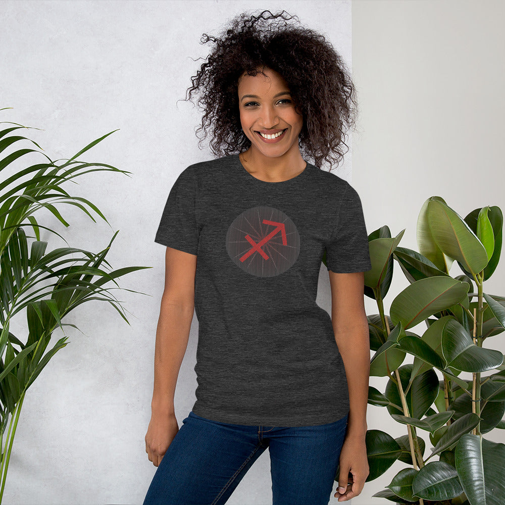 Dark Tredecim - Circle - Sagittarius - Short-sleeve unisex t-shirt