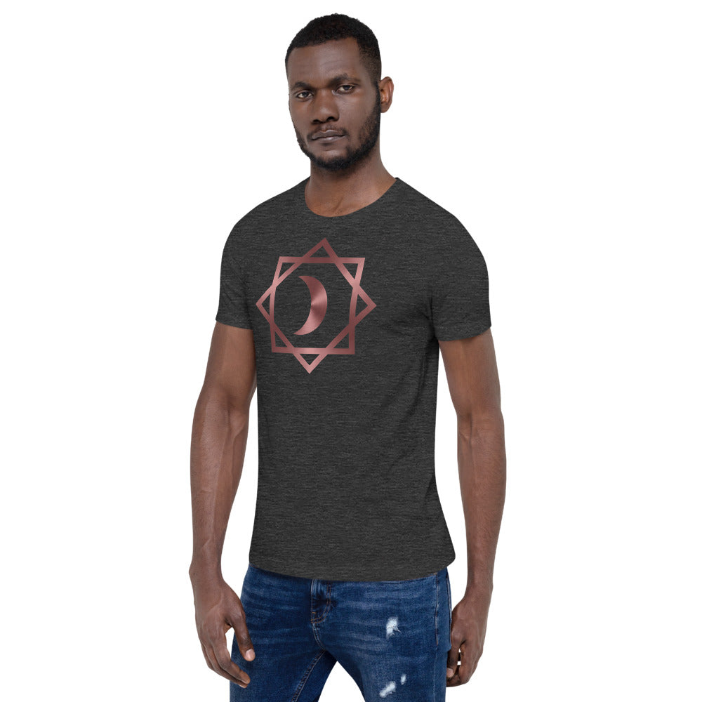 Metallic Zodiac Double-Box - Crimson Moon - Short-sleeve unisex t-shirt