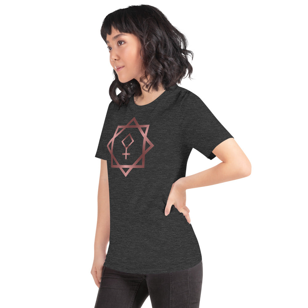 Metallic Zodiac Double-Box - Crimson Pallas - Short-sleeve unisex t-shirt