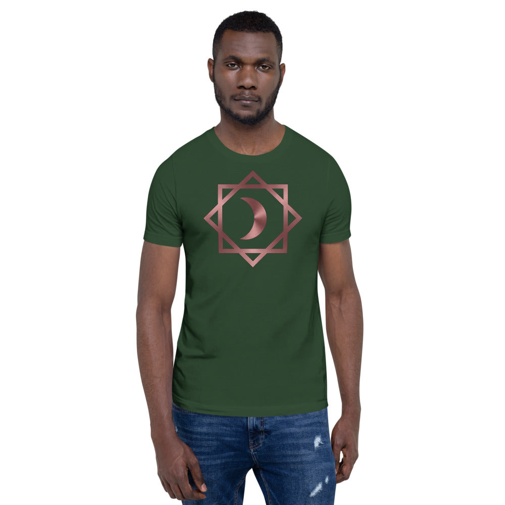 Metallic Zodiac Double-Box - Crimson Moon - Short-sleeve unisex t-shirt