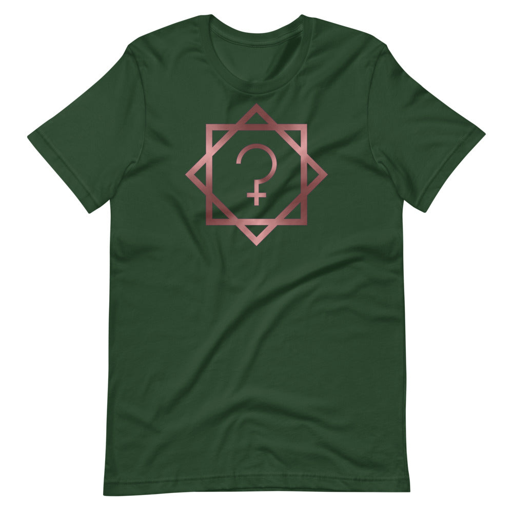 Metallic Zodiac Double-Box - Crimson Ceres - Short-sleeve unisex t-shirt