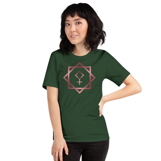Metallic Zodiac Double-Box - Crimson Pallas - Short-sleeve unisex t-shirt