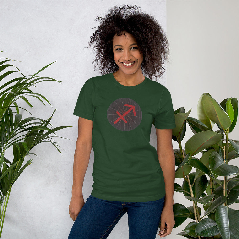 Dark Tredecim - Circle - Sagittarius - Short-sleeve unisex t-shirt
