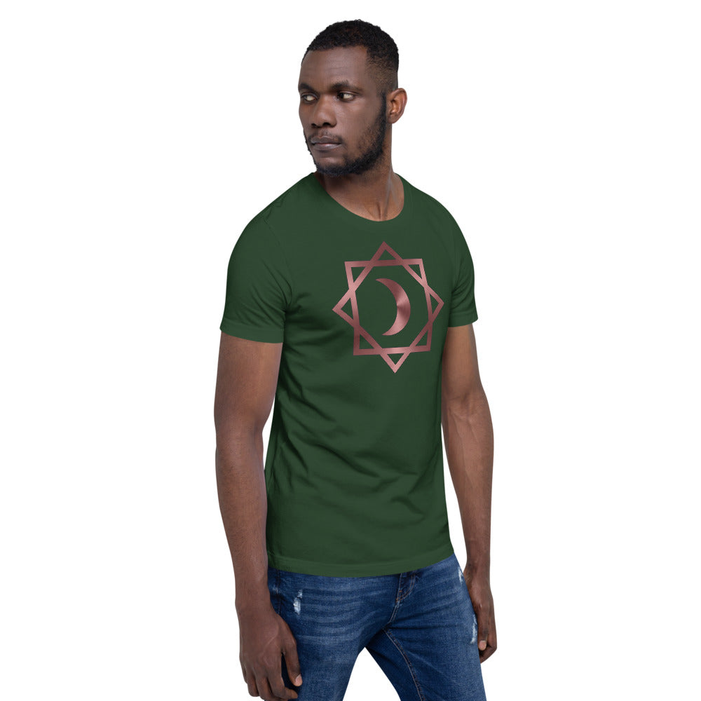 Metallic Zodiac Double-Box - Crimson Moon - Short-sleeve unisex t-shirt