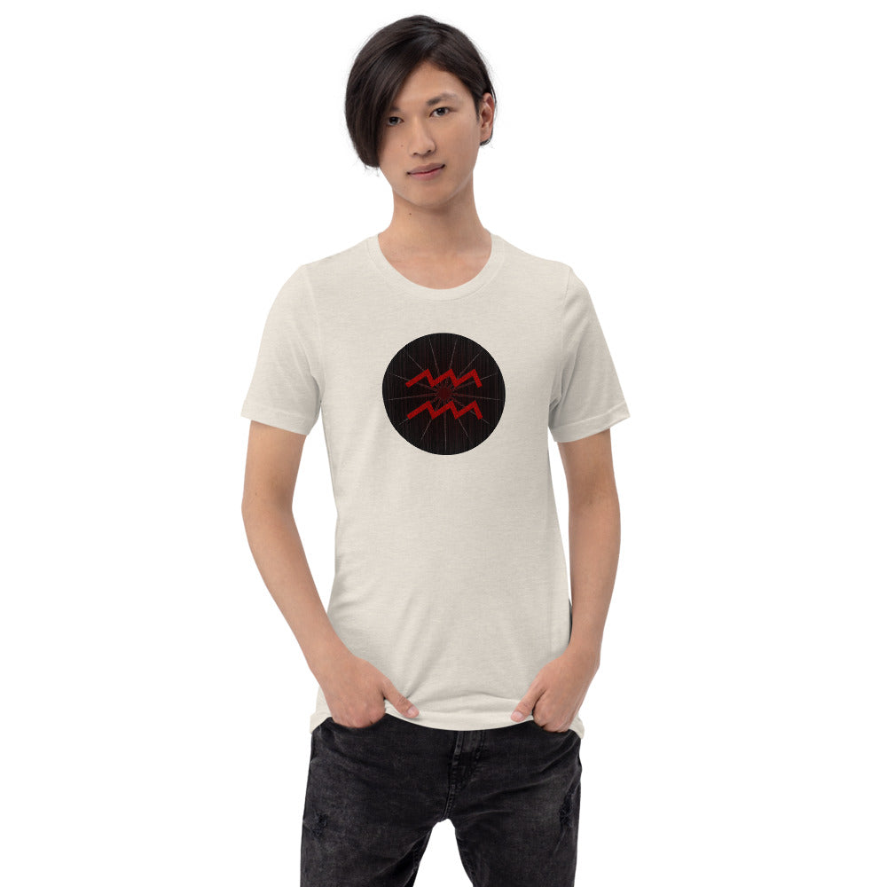 Dark Tredecim - Circle - Aquarius - Short-sleeve unisex t-shirt