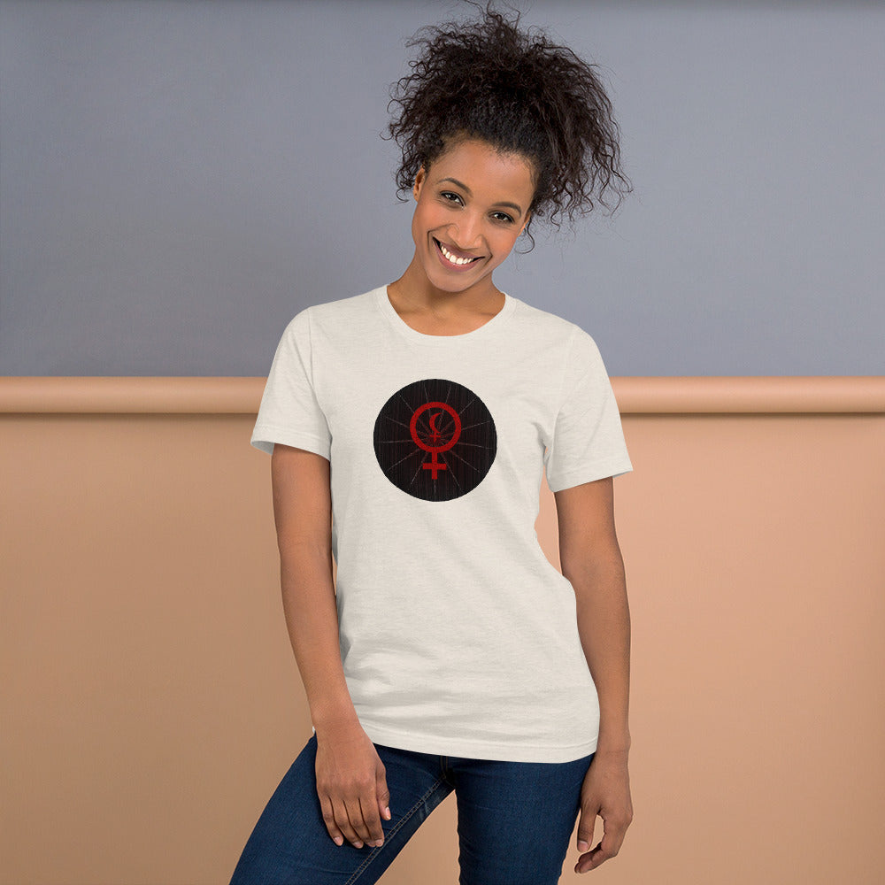 Dark Tredecim - Circle - Divine Feminine - Short-sleeve unisex t-shirt