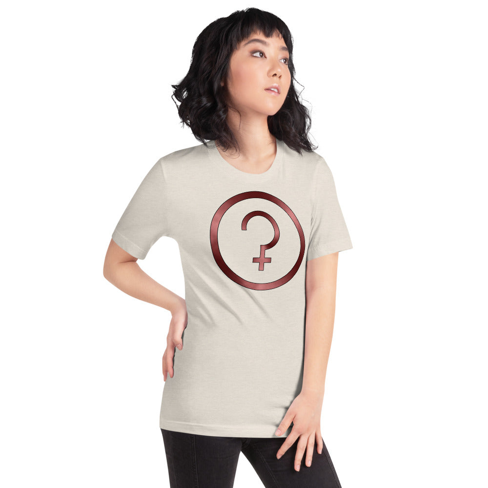 Metallic Zodiac Circle - Crimson Ceres - Short-sleeve unisex t-shirt