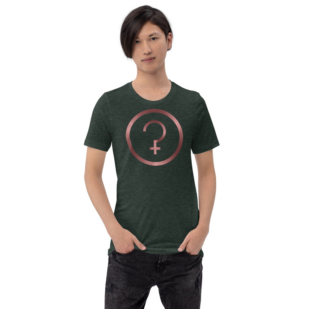 Metallic Zodiac Circle - Crimson Ceres - Short-sleeve unisex t-shirt