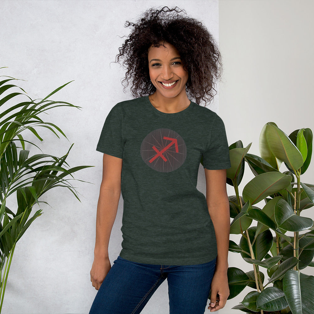 Dark Tredecim - Circle - Sagittarius - Short-sleeve unisex t-shirt