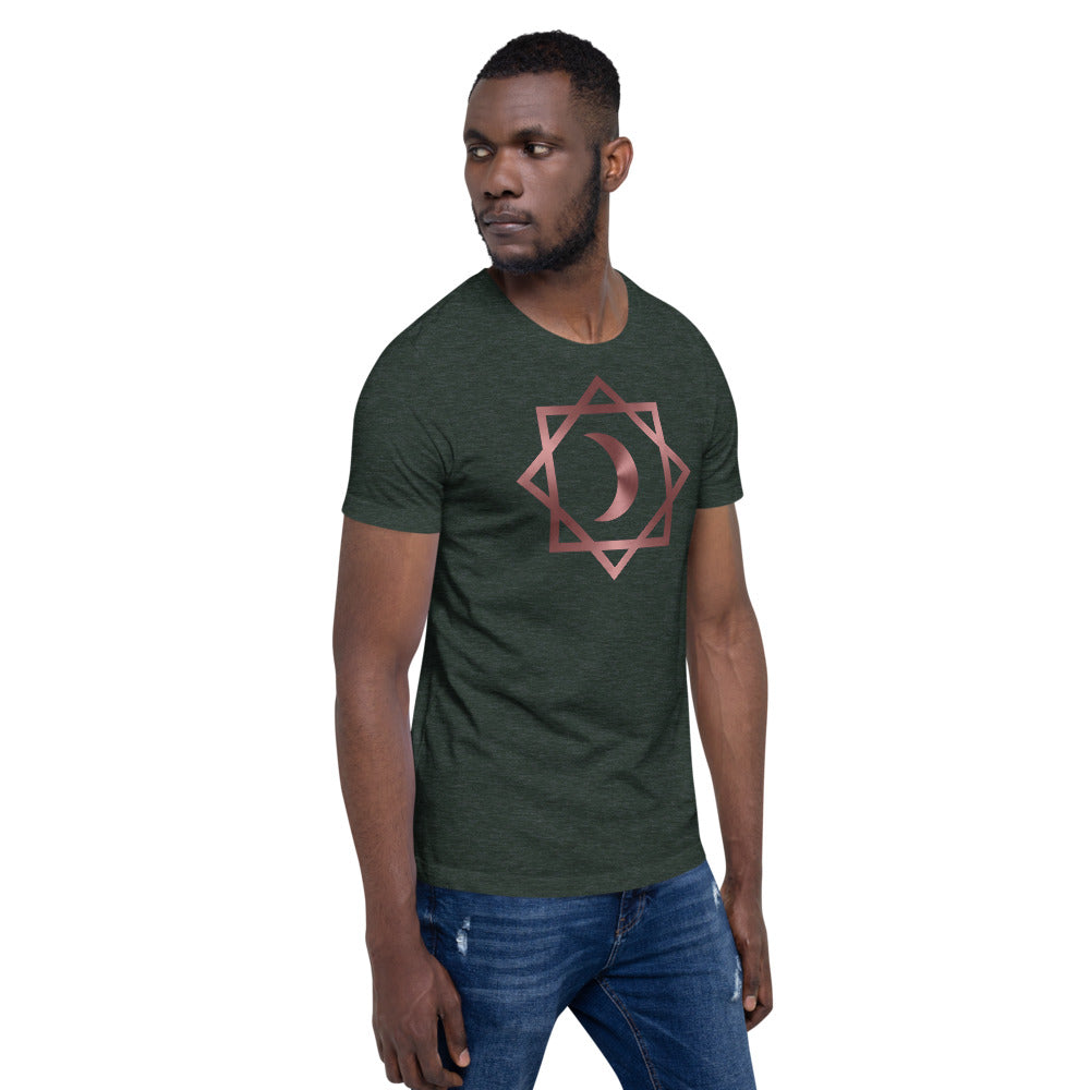 Metallic Zodiac Double-Box - Crimson Moon - Short-sleeve unisex t-shirt