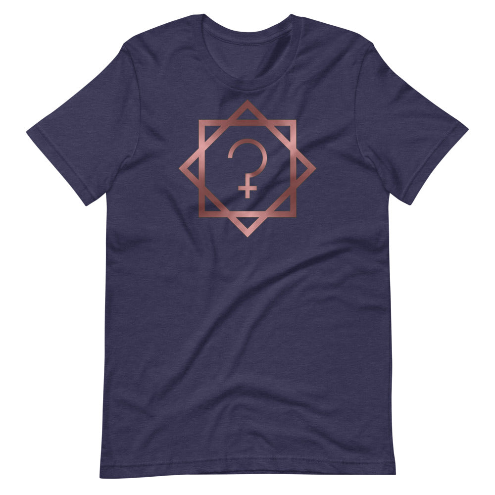 Metallic Zodiac Double-Box - Crimson Ceres - Short-sleeve unisex t-shirt