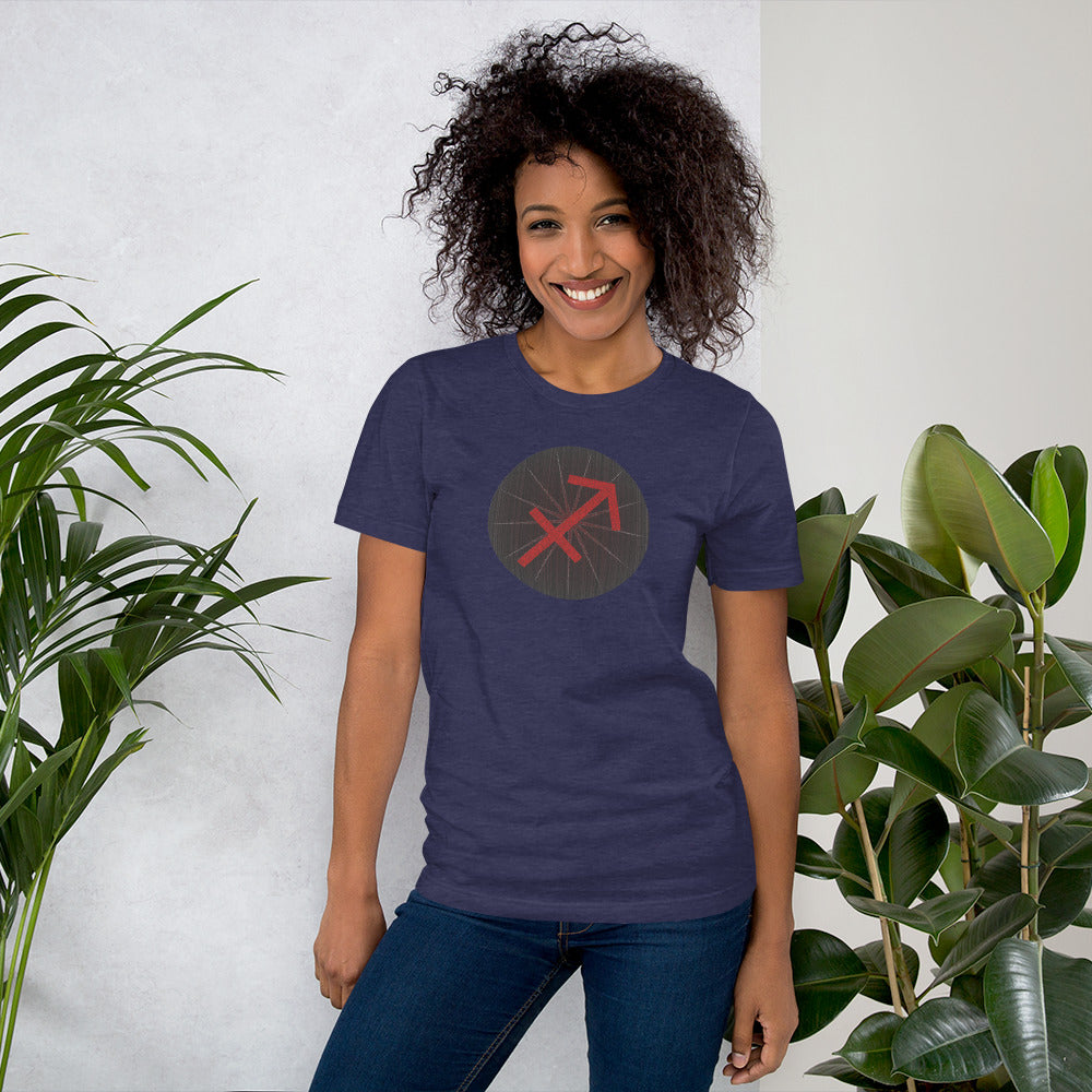 Dark Tredecim - Circle - Sagittarius - Short-sleeve unisex t-shirt