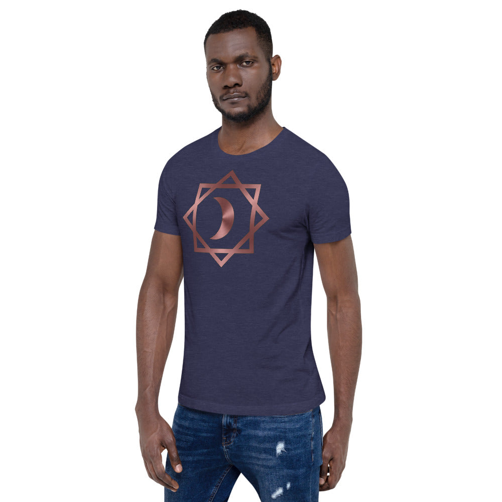 Metallic Zodiac Double-Box - Crimson Moon - Short-sleeve unisex t-shirt