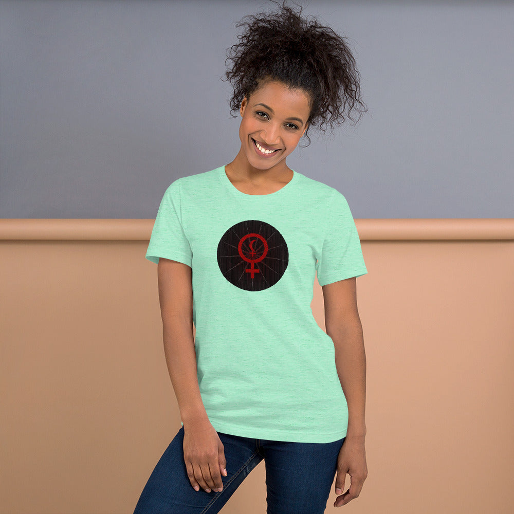 Dark Tredecim - Circle - Divine Feminine - Short-sleeve unisex t-shirt